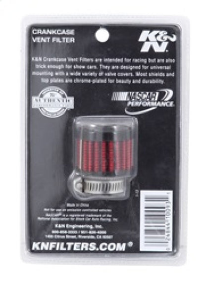 K&N Engineering 62-1560 Clamp-On Crankcase Vent Filter for Classic and Racing Applications