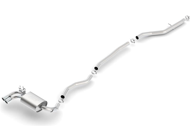 Borla S-Type Cat-Back Exhaust System for 2012-2016 BMW 328i and 2014-2016 BMW 428i – 2.0L 4-Cylinder Rear Wheel Drive