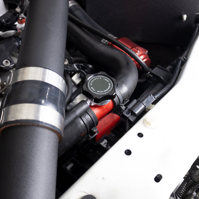 Mishimoto All-Aluminum Coolant Fill Inlet for 2008-2015 Mitsubishi Lancer Evo X - Black