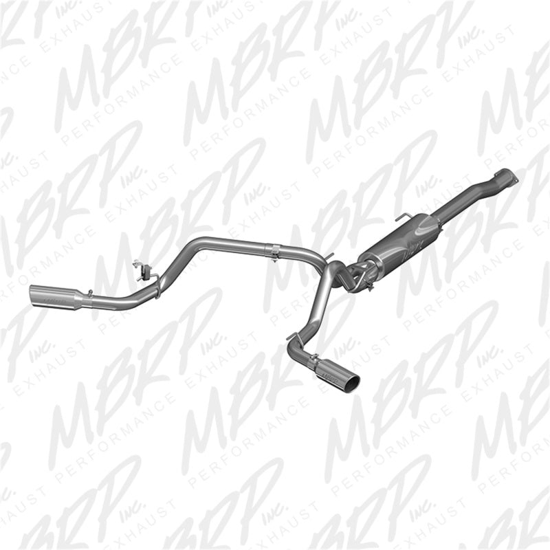 MBRP Armor Lite Series 2016-2017 Toyota Tacoma 3.5L Dual Split Exit Aluminum Exhaust System - Part S5340AL