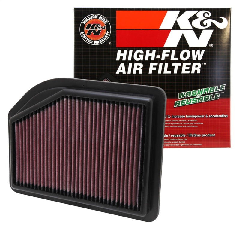 K&N Engineering Replacement High-Flow Air Filter for 2012-2014 Honda CR-V 2.4L – Part Number 33-2477