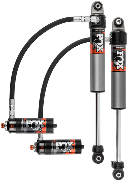 FOX Performance Elite Series 2.5-Inch Remote Reservoir Front Shock Set for 2018-2019 Jeep Wrangler JL - 10.17 Inches Travel, 2-3 Inch Lift Compatibility