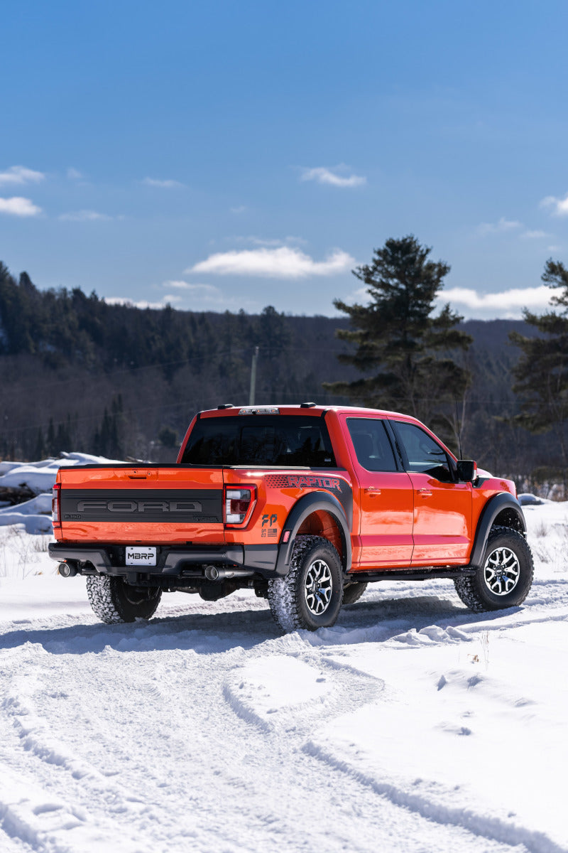 MBRP Armor Pro Series Axle-Back Dual Rear Exit Exhaust System for Ford F-150 (2021-2024)