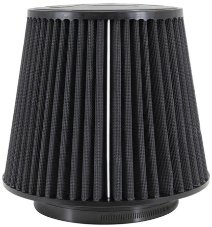 K&N Engineering RU-5177HBK Universal Rubber Round Tapered Air Filter – 6 Inch Flange, 9 Inch Base, 6.625 Inch Top Height for Ford F-250 Super Duty