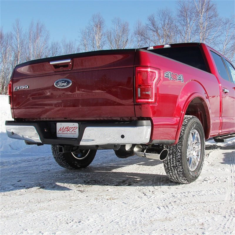 MBRP Armor Plus Series 4-inch Cat Back Exhaust System for 2015-2016 Ford F-150 with 2.7L / 3.5L EcoBoost Engines