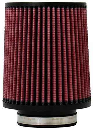 Injen High Performance Air Filter - 3 1/2 Black Oiled Filter 6  Base / 6 7/8 Tall / 5 1/2 Top