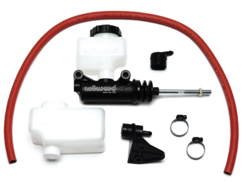 Wilwood Short Remote Side Mount Master Cylinder Kit 7/8 inch Bore with 3/8-24 Banjo Outlet - Part 260-13624