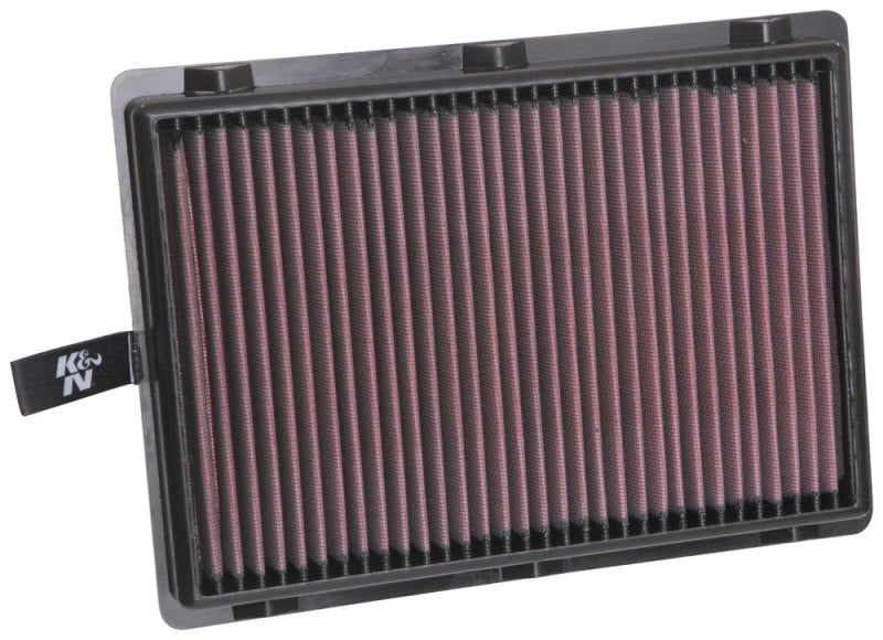 K&N Engineering High-Flow Drop-In Air Filter for 2015-2016 Kia Sedona and 2016 Kia Sorento 2.4L L4 - Part No. 33-5075