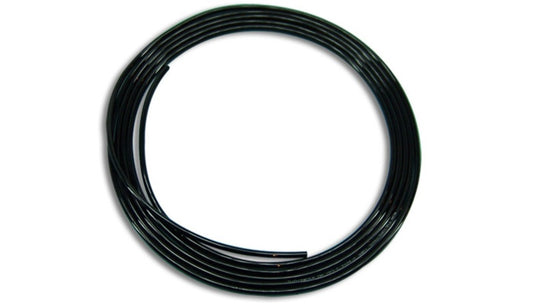 Vibrant 5/32 inch OD Polyethylene Vacuum Tubing - 10 ft Black for Automotive and Fluid Applications