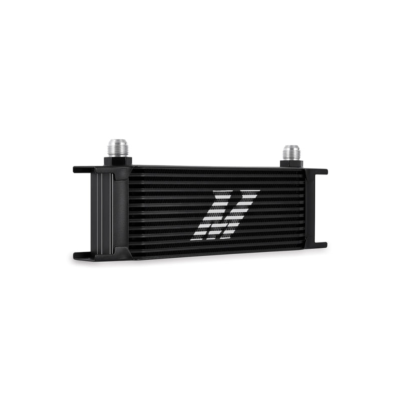Mishimoto Universal 13-Row Oil Cooler Black – High-Performance Engine Cooling Solution