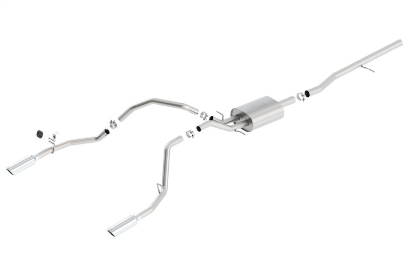 Borla ATAK Cat-Back Exhaust System for 2014-2018 Chevrolet Silverado 1500 & GMC Sierra 1500 5.3L V8