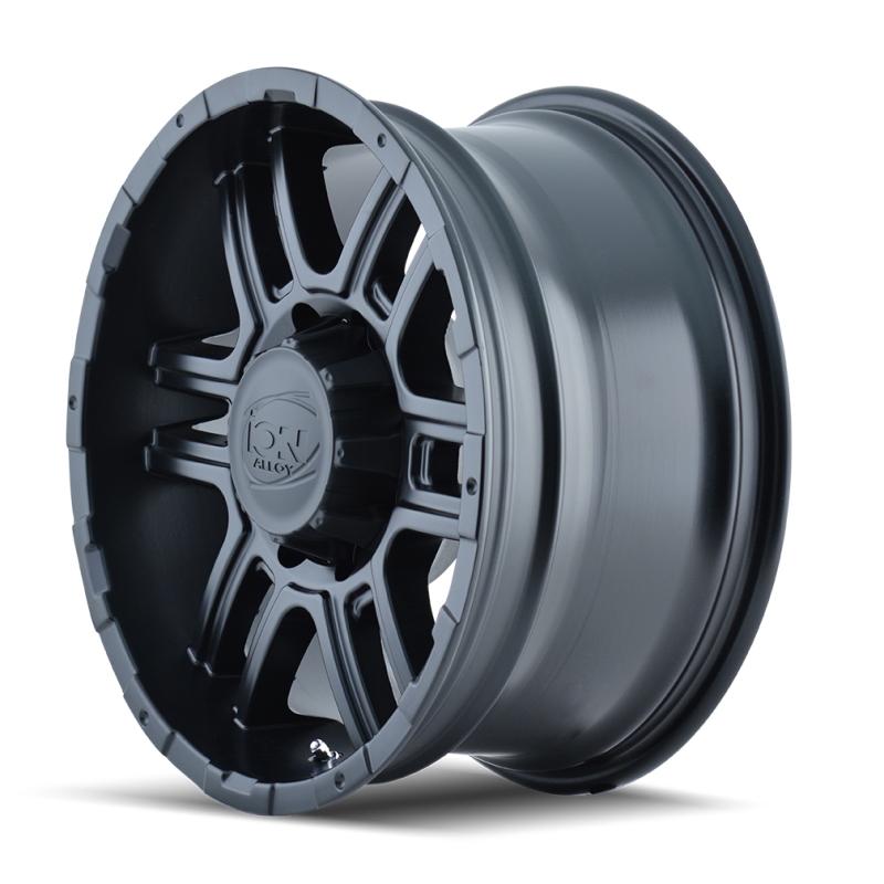 ION Wheels Type 179 16x8 Matte Black Alloy Wheel with 6x139.7 Bolt Pattern and 10mm Offset