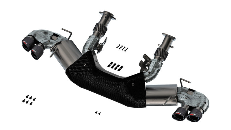 Borla 20-23 Chevy Corvette 6.2L V8 AT W/O NPP 3-Inch ATAK Cat-Back Exhaust System with Carbon Fiber Tips