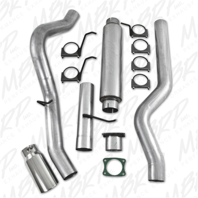 MBRP Armor Lite Series Cat Back Exhaust System for Chevy Silverado 2500/3500 (2001-2005) Model