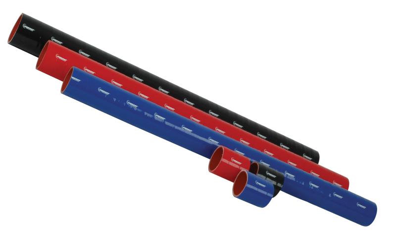 Vibrant 4 Ply Reinforced Silicone Straight Hose Coupling - 1.5 inch ID x 3 inches Long, Black