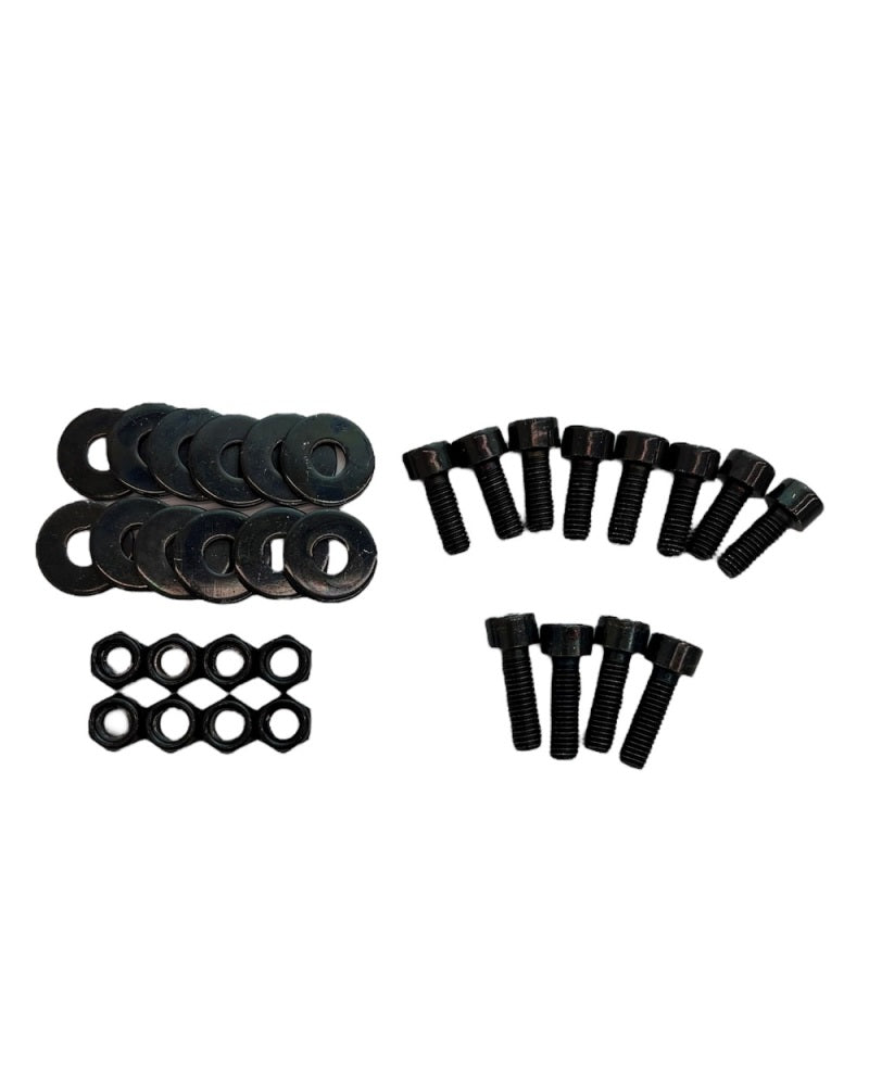 Sparco Seat Hardware Spacer Kit Side Mount - Black Zinc, Part Number 50002ZN