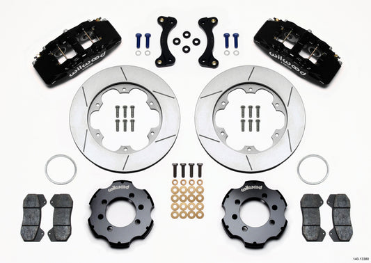 Wilwood Dynapro 6 Front Hat Kit with 11-inch GT Rotors for 2001-2003 Mazda Miata