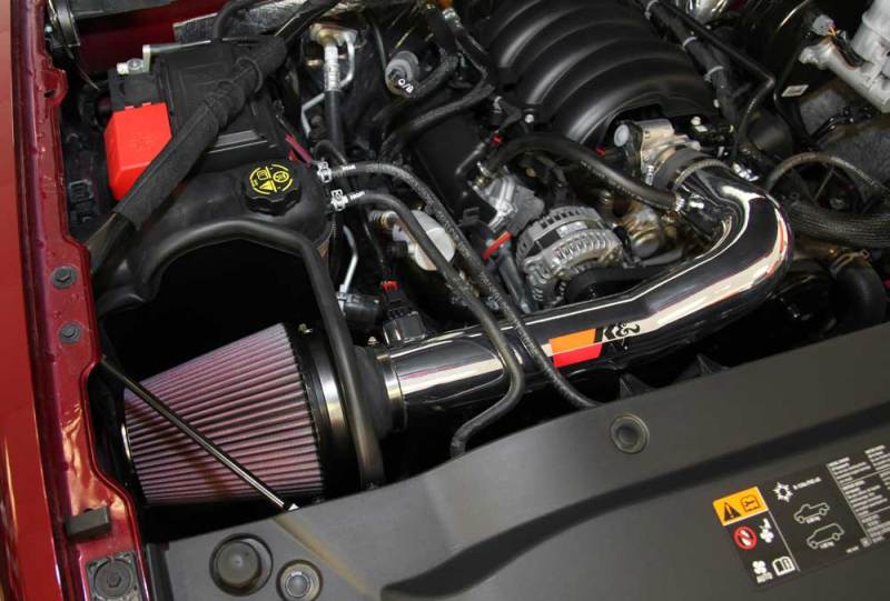 K&N 77 Series Performance Cold Air Intake Kit for 2014-2016 Chevrolet Silverado and GMC Sierra 1500 4.3L V6 by K&N Engineering Part 77-3085KP