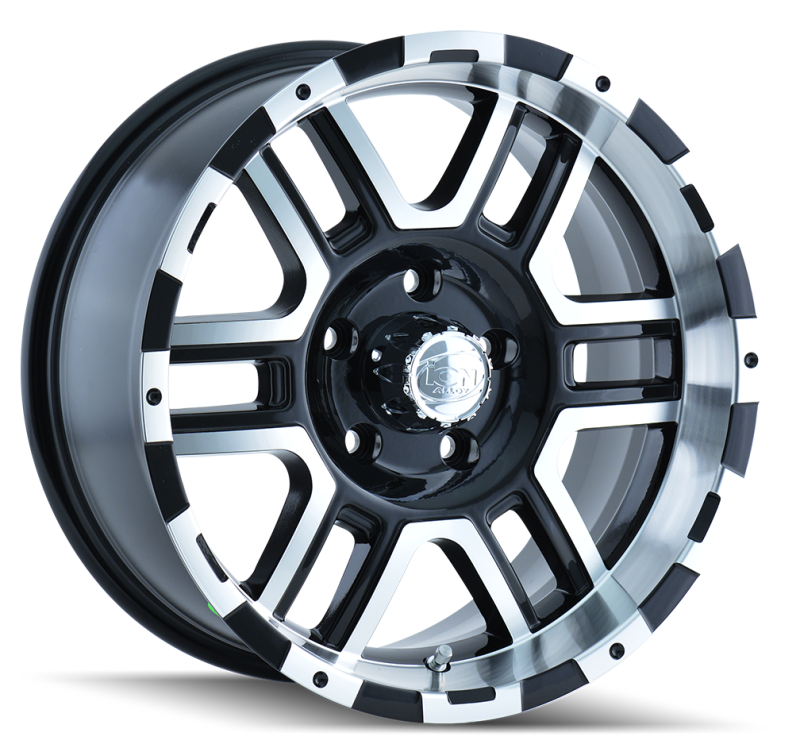 ION Wheels Type 179 16x8 Black Machined Alloy Wheel with 8x165.1 Bolt Pattern and 10mm Offset