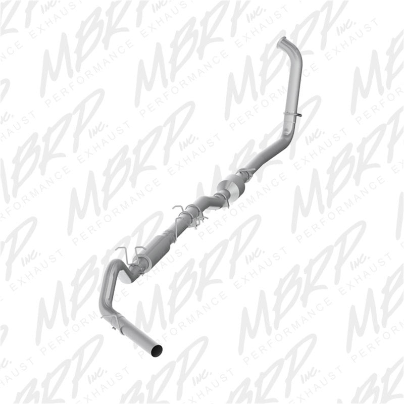 MBRP S6206P Armor Lite Turbo Back Exhaust System for Ford F-350 (2003-2007) – 4 Inch Diameter