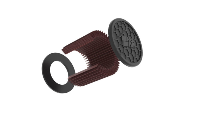 K&N Engineering High-Flow Reusable Air Filter Part E-0634 for 2021-2023 Ford Bronco 2.3L & 2.7L Engines