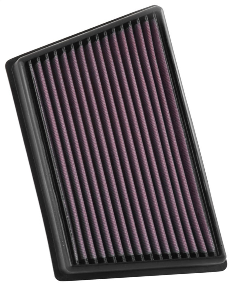 K&N Engineering High-Flow Replacement Drop-In Air Filter for 2018-2020 Jaguar E-Pace and Land Rover Discovery Sport 2.0L Diesel, Part Number 33-3073