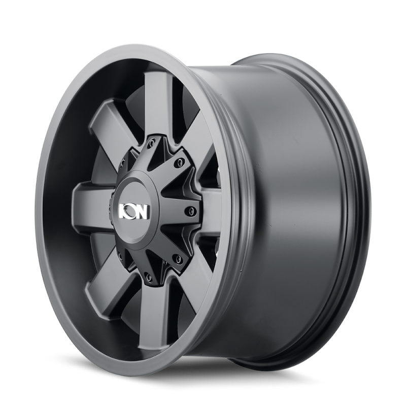 ION Wheels 141 Series Satin Black 20x9 Dual Bolt Pattern Wheel with 18mm Offset