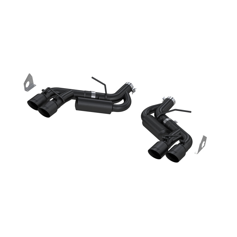 MBRP Armor BLK Series Axle Back Exhaust System for Chevrolet Camaro 2016-2021 with Black Race Tips