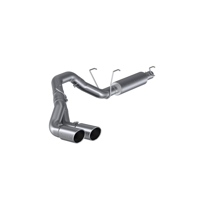 MBRP Armor Plus Series 14-16 Ram 2500/3500 6.4L 4-inch T409 Stainless Steel Single Side Dual Outlet Cat Back Exhaust System