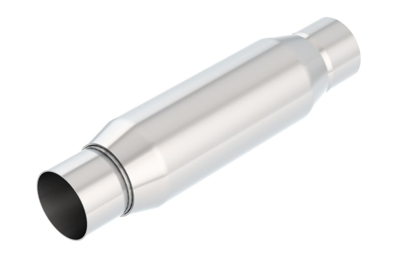 Borla CrateMuffler Resonator 2.25-inch Center Inlet/Outlet, 3.5-inch Round x 10-inch Length