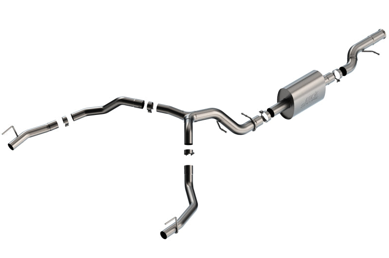Borla S-Type Cat-Back Exhaust System for 2021-2023 Cadillac Escalade 6.2L V8, 2 & 4WD