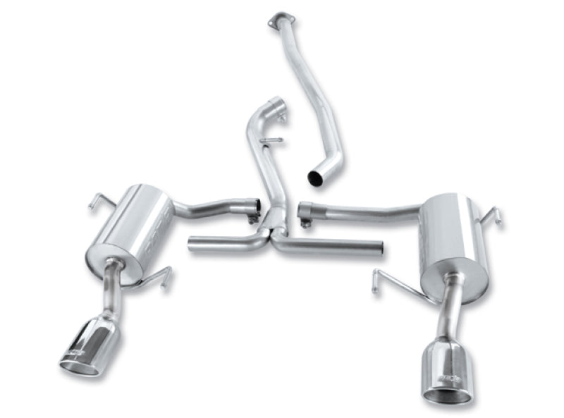 Borla S-Type Cat-Back Exhaust System for 2008-2011 Subaru Impreza 2.5L 4-Cylinder Sedan