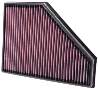 K&N Engineering High-Flow Drop-In Air Filter for BMW 335d and 118d with Part Number 33-2942