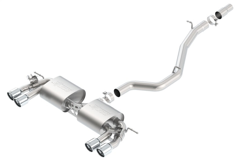 Borla S-Type Cat-Back Exhaust System for 2015-2017 Volkswagen Golf R 2.0L Turbo