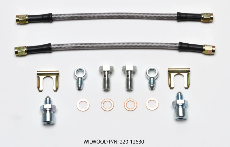 Wilwood Flexline Kit D52 Caliper with 10-inch Rotor and Banjo Fitting - Part Number 220-12630