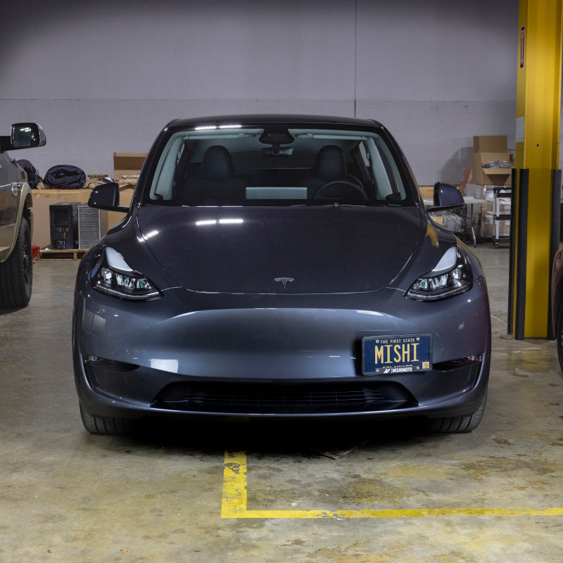 Mishimoto 2020+ Tesla Model Y License Plate Relocation Kit - Aluminum, Seamless Fit