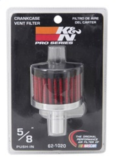 K&N Engineering 62-1020 Steel Base Crankcase Vent Filter for Classic and Racing Engines