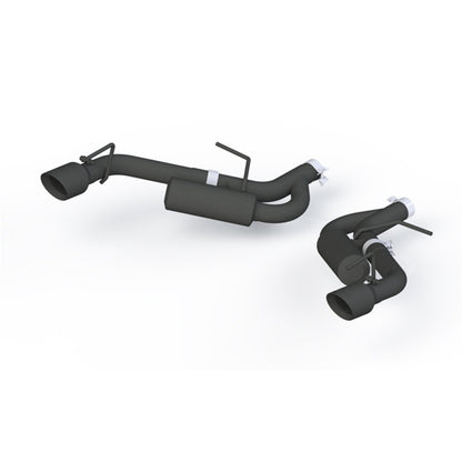 MBRP 16-19 Chevrolet Camaro 2.5 Inch Black Coated Non NPP Axle Back Exhaust System with Dual Wall Tips