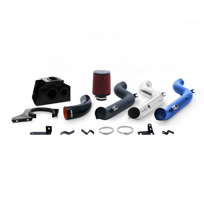 Mishimoto 2016-2018 Ford Focus RS 2.3L Performance Air Intake Kit - Wrinkle Nitrous Blue