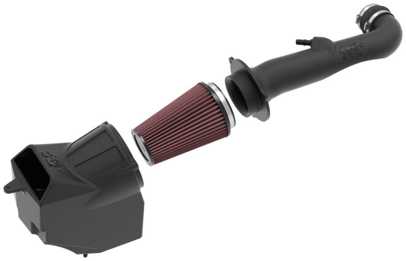 K&N Engineering 57-1576 Cold Air Intake System for 2018-2019 Jeep Wrangler with 3.6L V6