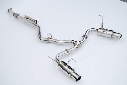 Invidia 2022+ Subaru WRX N1 Twin Outlet Single Layer Stainless Steel Tip Cat-Back Exhaust