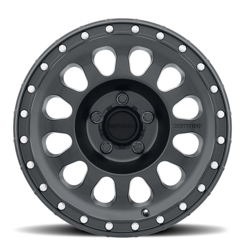 Method MR315 17x8.5 Inch Black Aluminum Wheel with 5x5 Bolt Pattern and 71.5mm Hub Bore