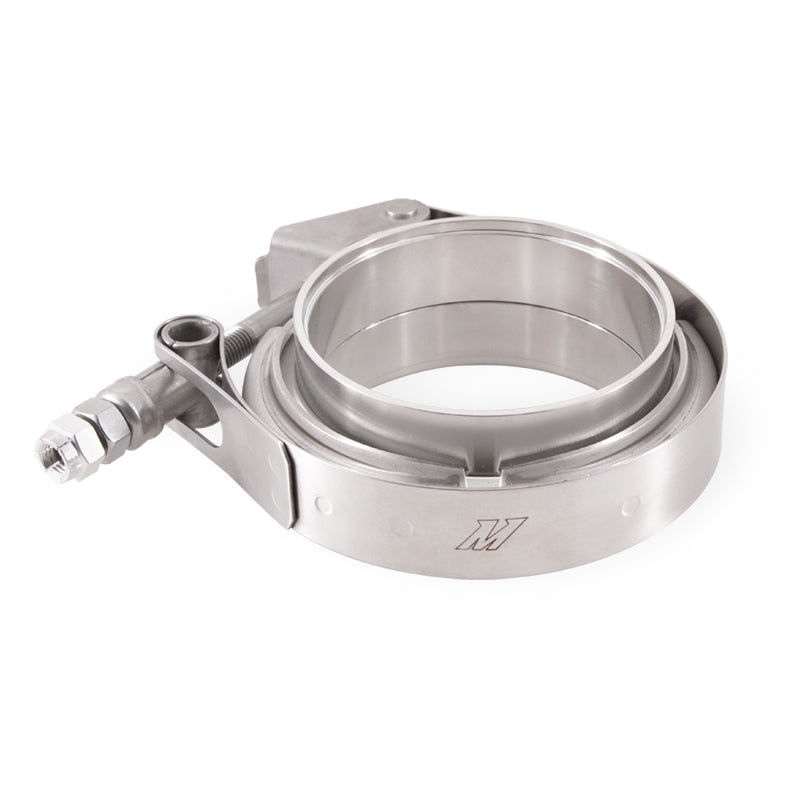 Mishimoto Aluminum V-Band Clamp 4-inch (101.6mm) for Secure Intercooler and Intake Pipe Connections