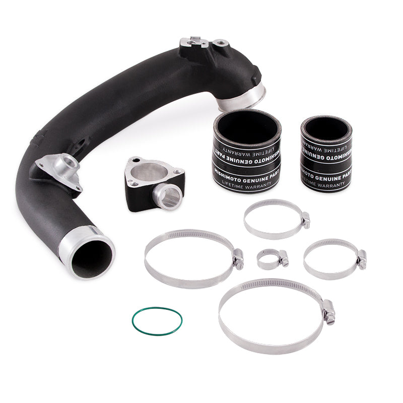 Mishimoto 2018+ Jeep Wrangler JL 2.0L Performance Intercooler Pipe - Cast Aluminum Upgrade for Enhanced Turbocharged Engine Performance