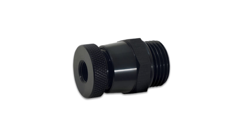 Vibrant 10 AN ORB to 1/8 in. NPT Aluminum Drain Valve with Remote Drain Port