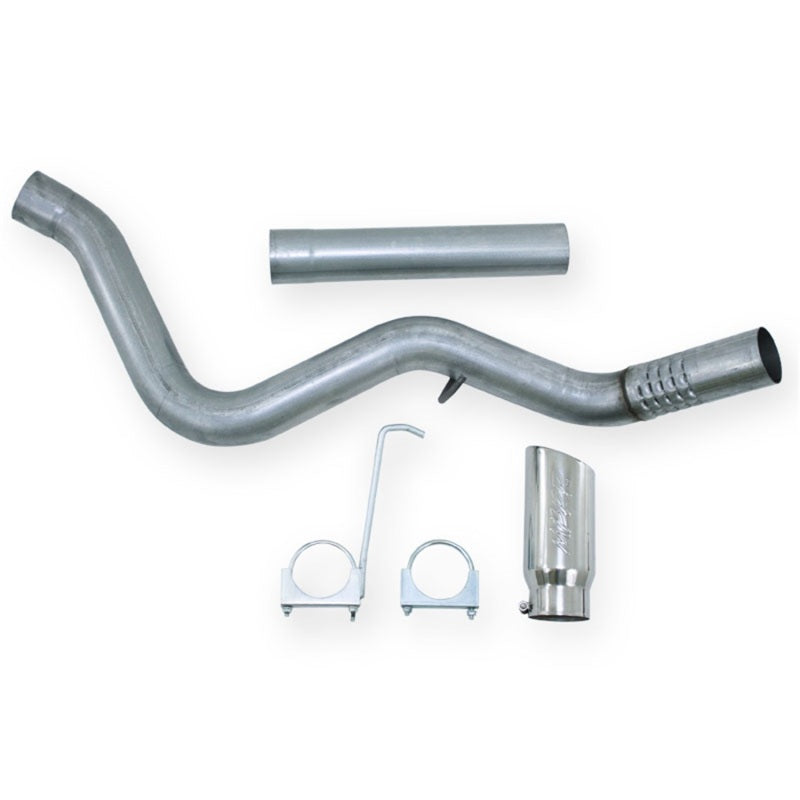 MBRP Armor Lite Series 4-inch Filter Back Single Side Aluminum Exhaust System for GMC Sierra 2500/3500 and Chevrolet Silverado 2500 HD