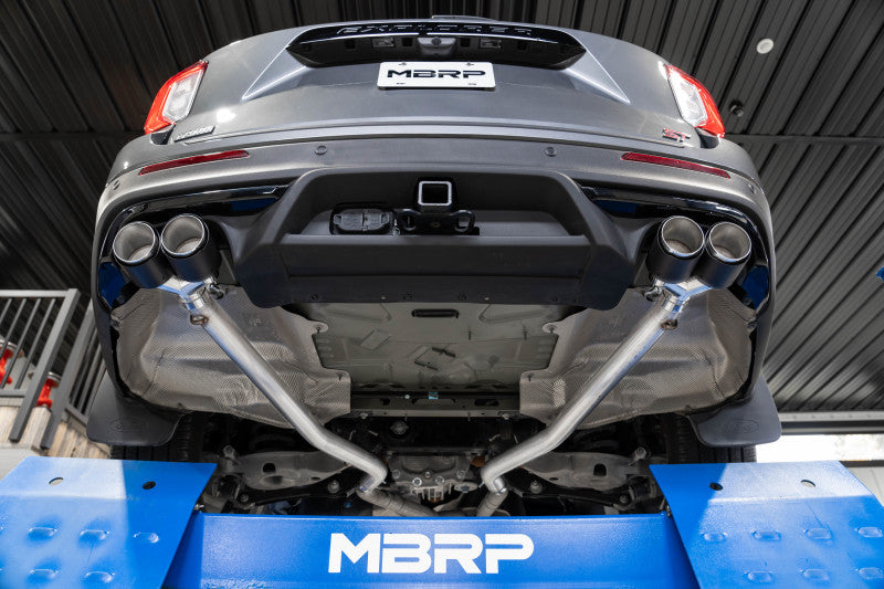 MBRP Armor Lite Series Dual Rear Exit Axle Back Exhaust System for 2020-2021 Ford Explorer and Lincoln Aviator