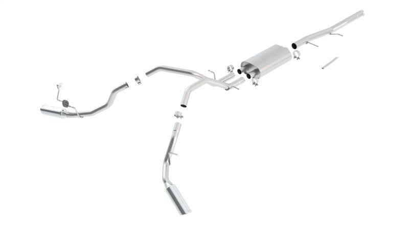 Borla Touring Cat-Back Exhaust System for 2009-2013 Chevrolet Silverado 1500 & GMC Sierra 1500