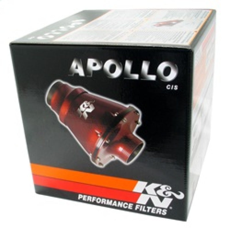 K&N Engineering Apollo RC-5052AB Universal Black Cold Air Intake System for Improved Engine Performance