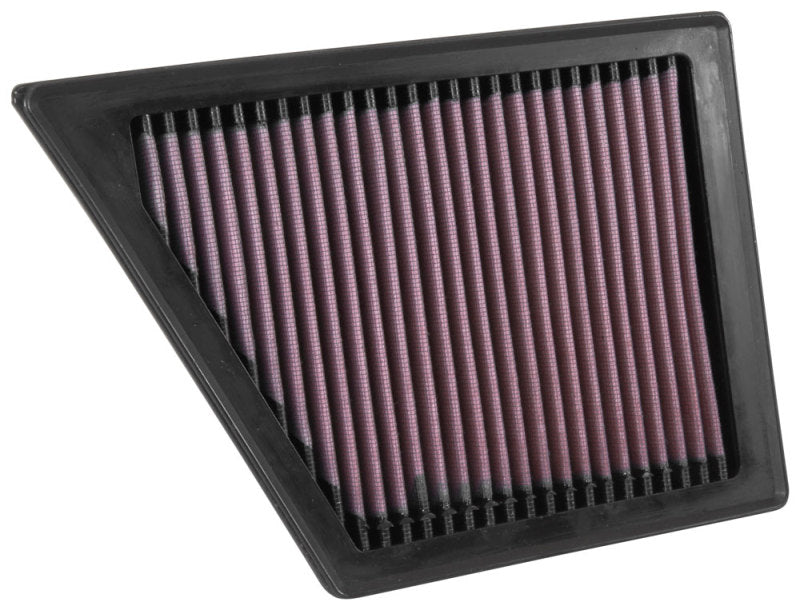 K&N Engineering 33-5054 High-Flow Drop-In Air Filter for Cadillac CT6 3.0L V6, Reusable & Washable